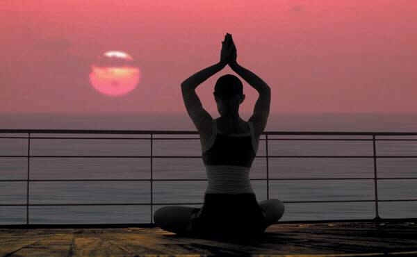 images of yoga. Studies commonly report less stress among people who practice yoga.